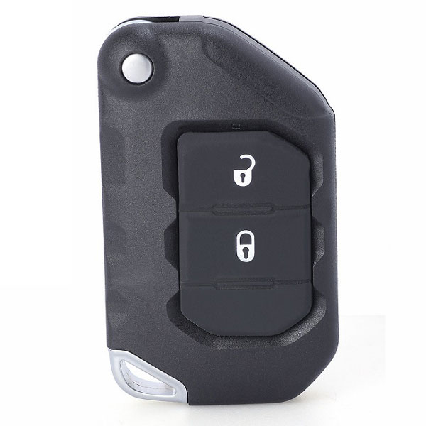 Remote Key With Cover For Jeep Wrangler ASK, 433MHZ, PCF7939M, 4A, Chip, Folding Key 2018-2019 FCCID OHT1130261