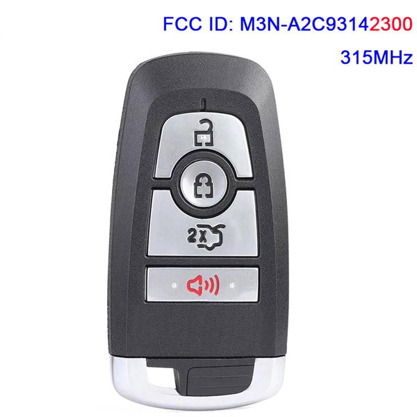 Smart Remote Car Key 315Mhz For Ford Explorer Mustang Fusion Edge FCC ID: M3N-A2C93142300, P/N: 164-R8172, 164-R8159