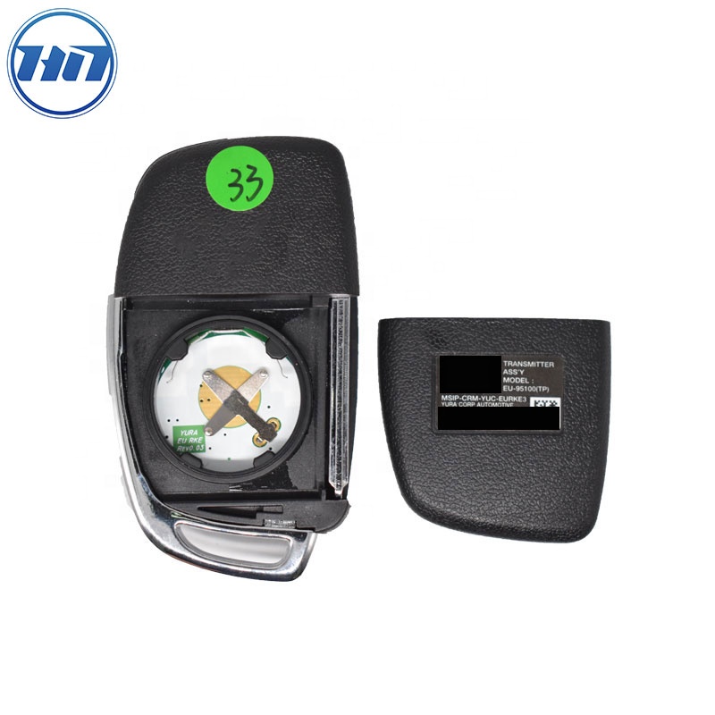 Original 3 Button Flip Car Key Fob EU-95100(TP)