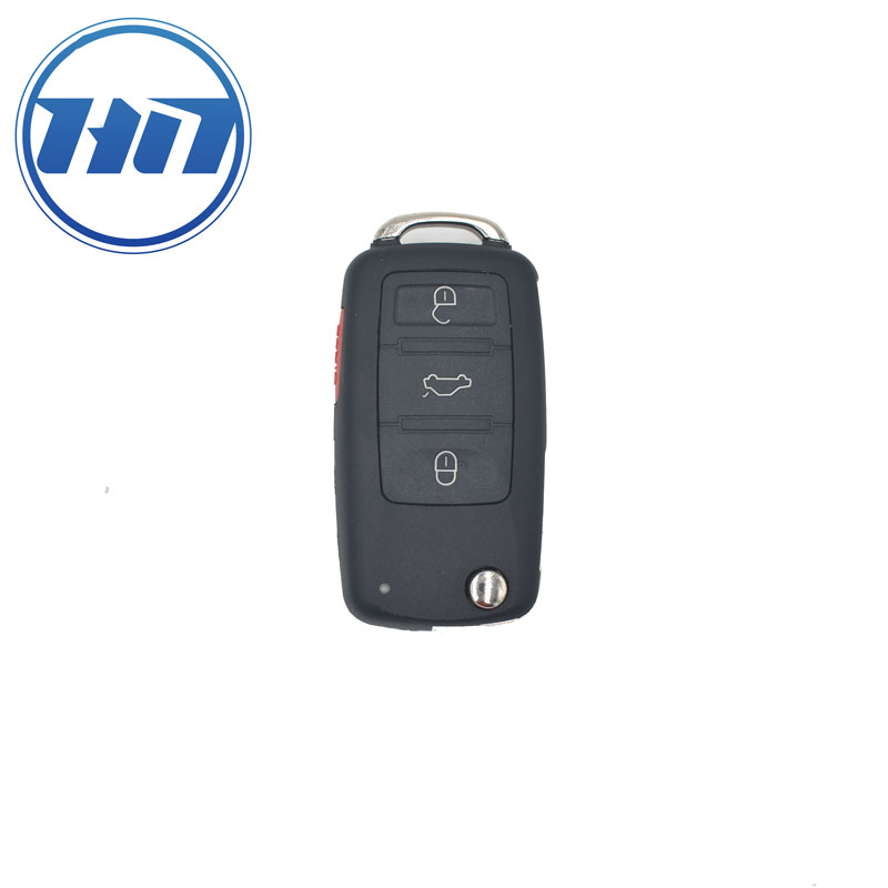 For VW Keyless 3+1 Buttons  Car Key 