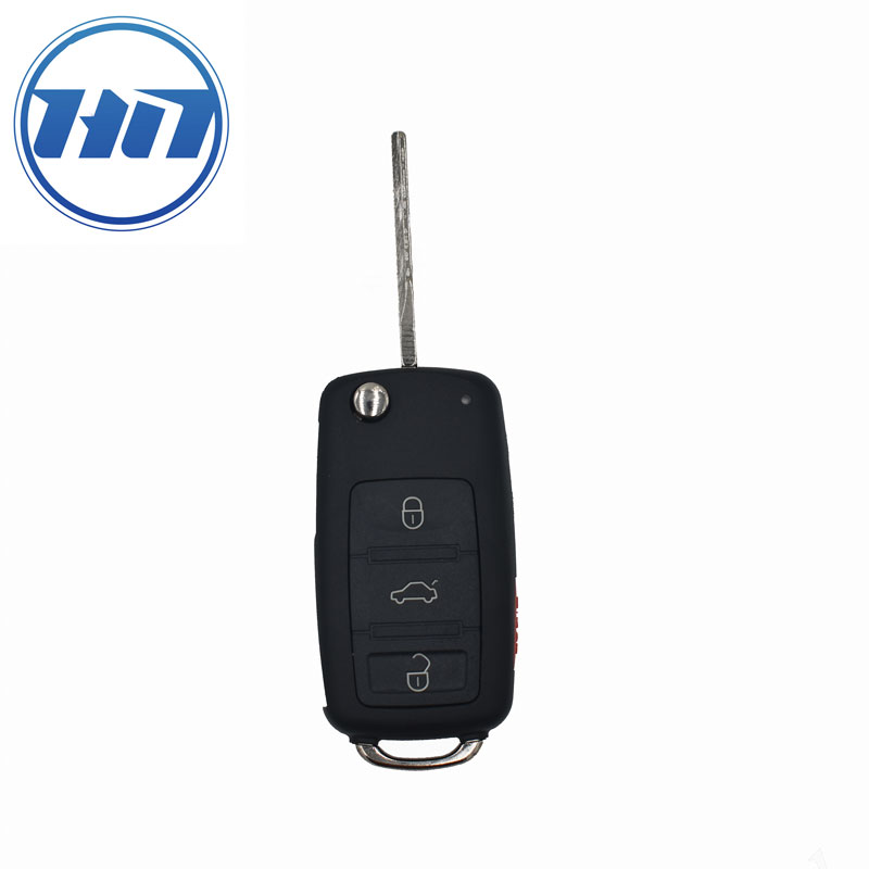 For VW Keyless 3+1 Buttons  Car Key 