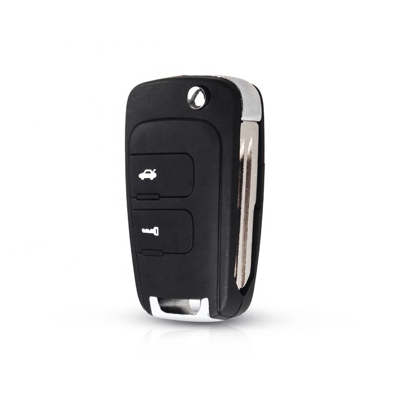 2buttons Folding Flip Car Remote Key Shell 