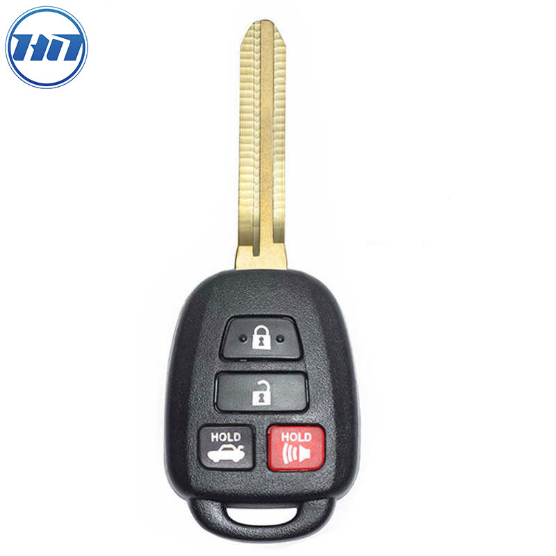 HYQ12BEL HYQ12BDM 1551A-12BDM 3+1 Button Keyless Entry Remote Control Key with H Chip