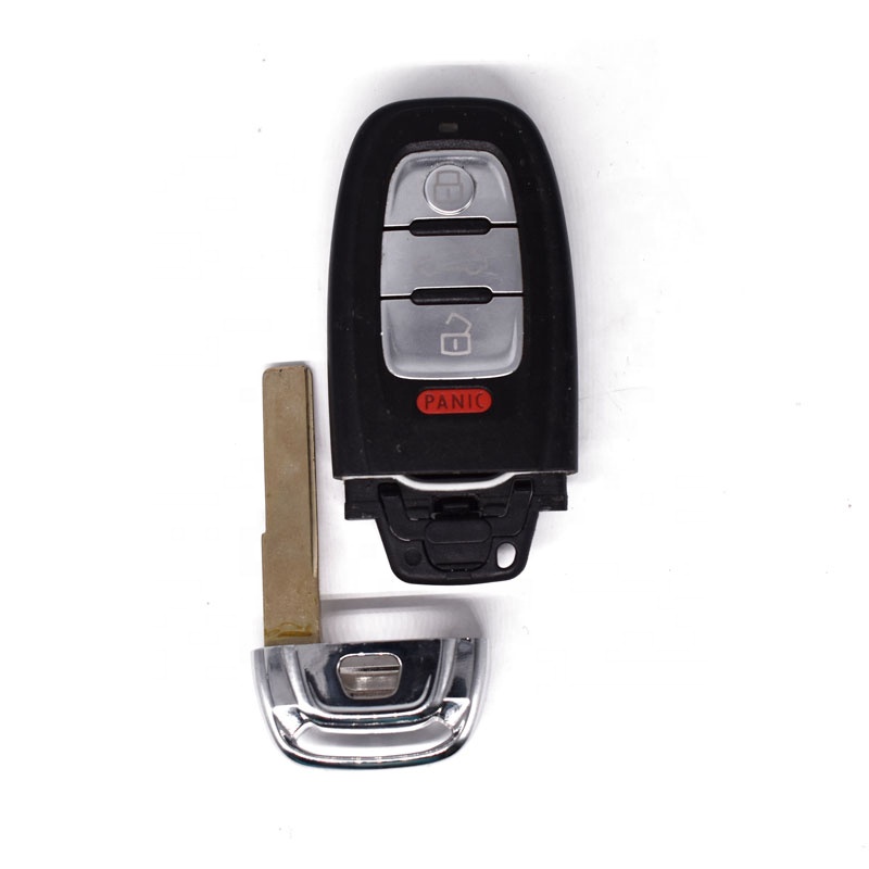 3+1Buttons Remote Key for Audi FCCID IYZFBSB802 8K0959754B