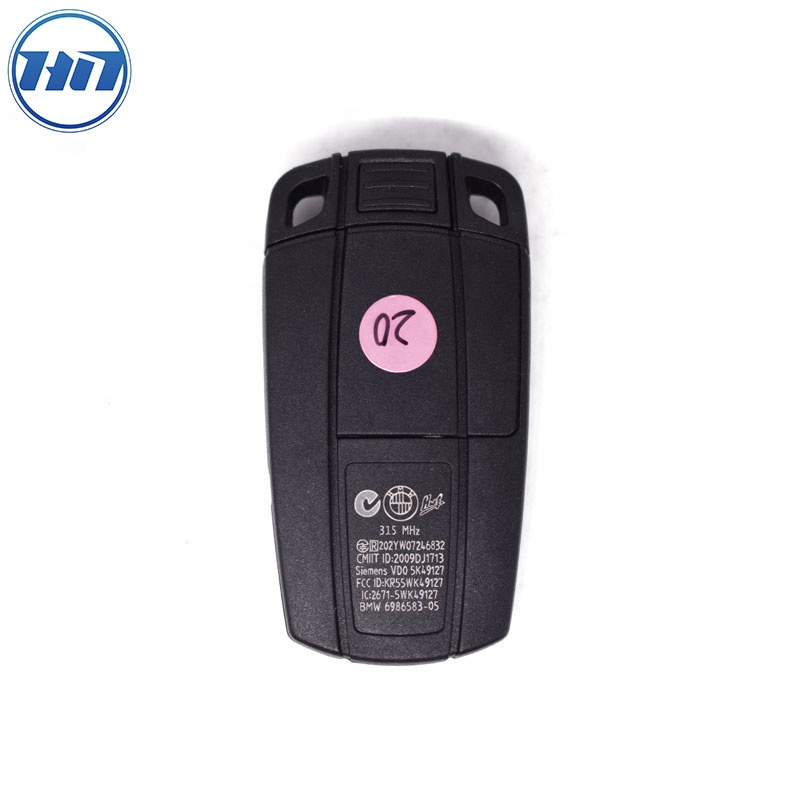 Excellent 3 Buttons Keyless Remote Entry Car Key Fob FSK 315MHz 46 chip Remote Key Fob 5 Series