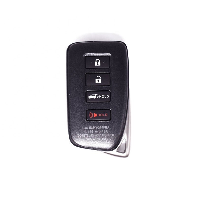 FT01-2110B 3+1 buttons Transponder 8A chip Remote Car Key 