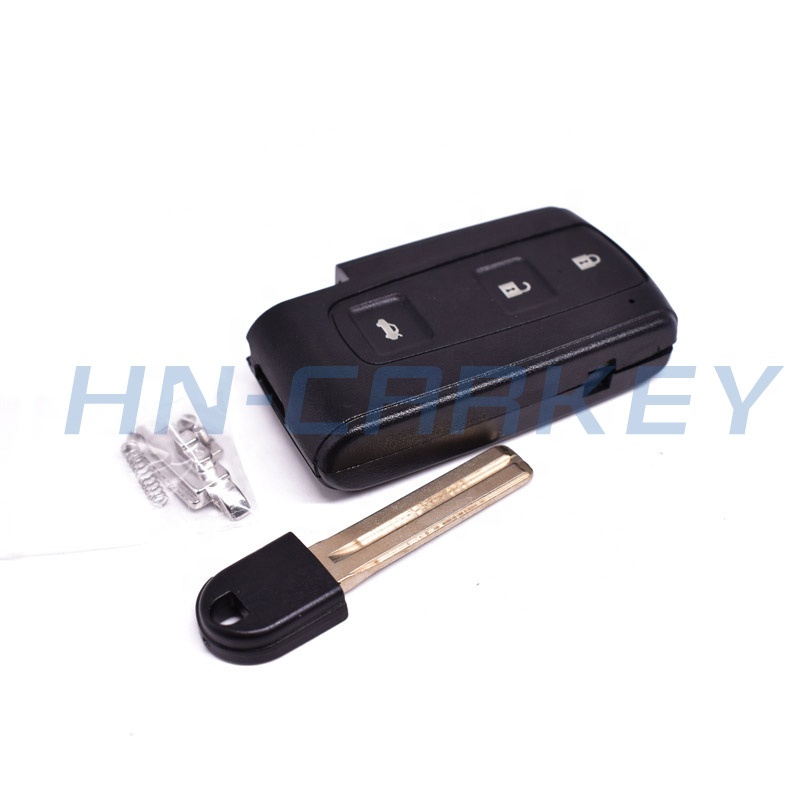Car key Shell 2 Buttons Remote Key Fob with Uncut Key Blade