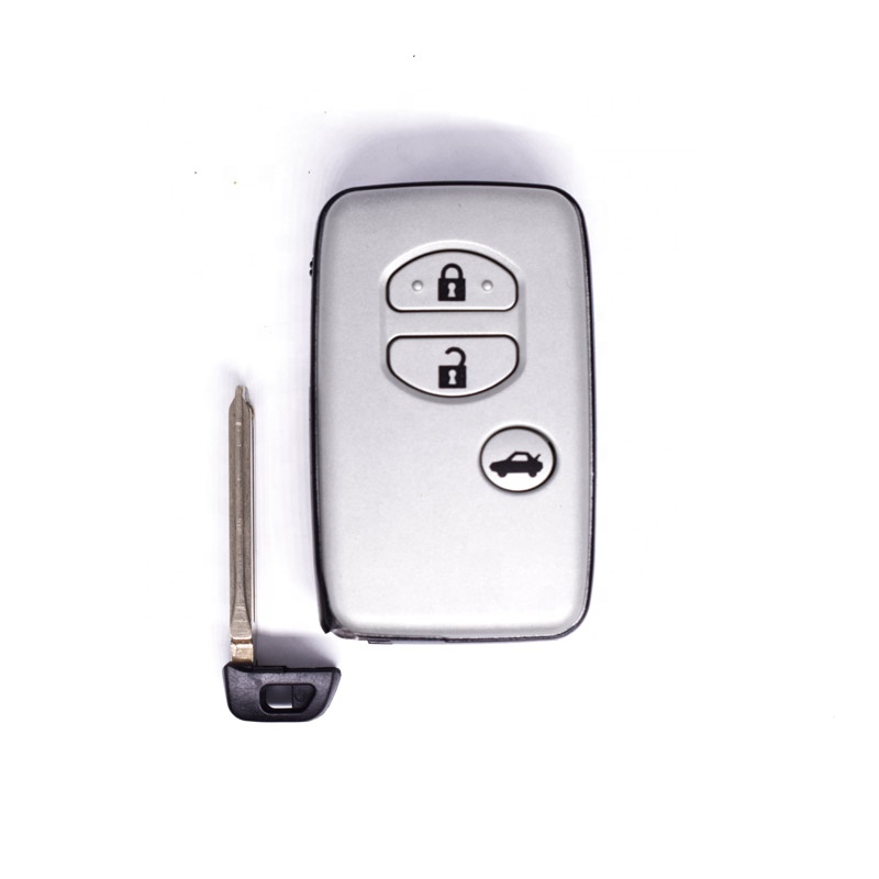 Toyota Prado Land Cruiser 3 buttons  Car Key Shell，toyota key shell replacement
