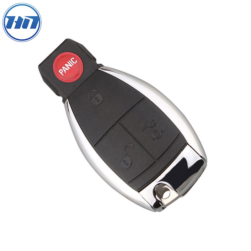  3+1Button Car Entry Remote Key Case Shell Replacement 