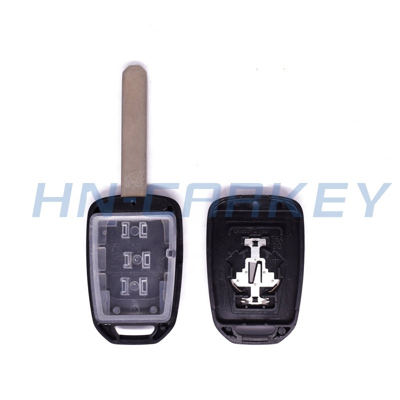  Car Key Shell 2buttons Replacement with Uncut Key Blade