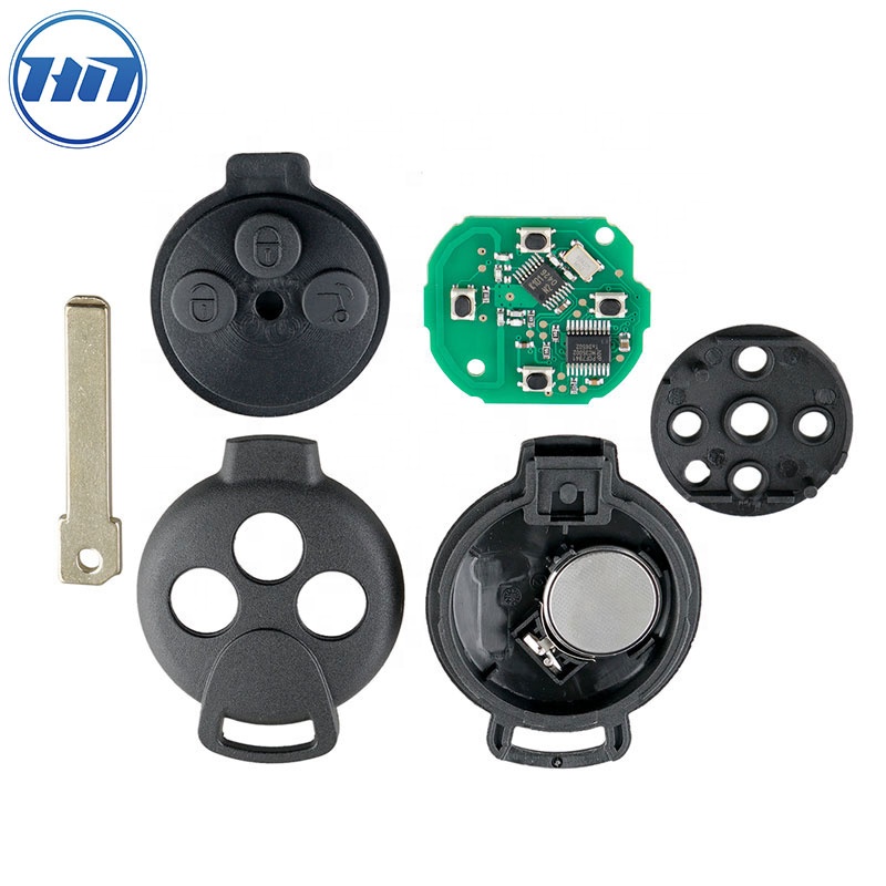  3 Buttons 433 MHz PCF7941Chip Auto Car Remote Key