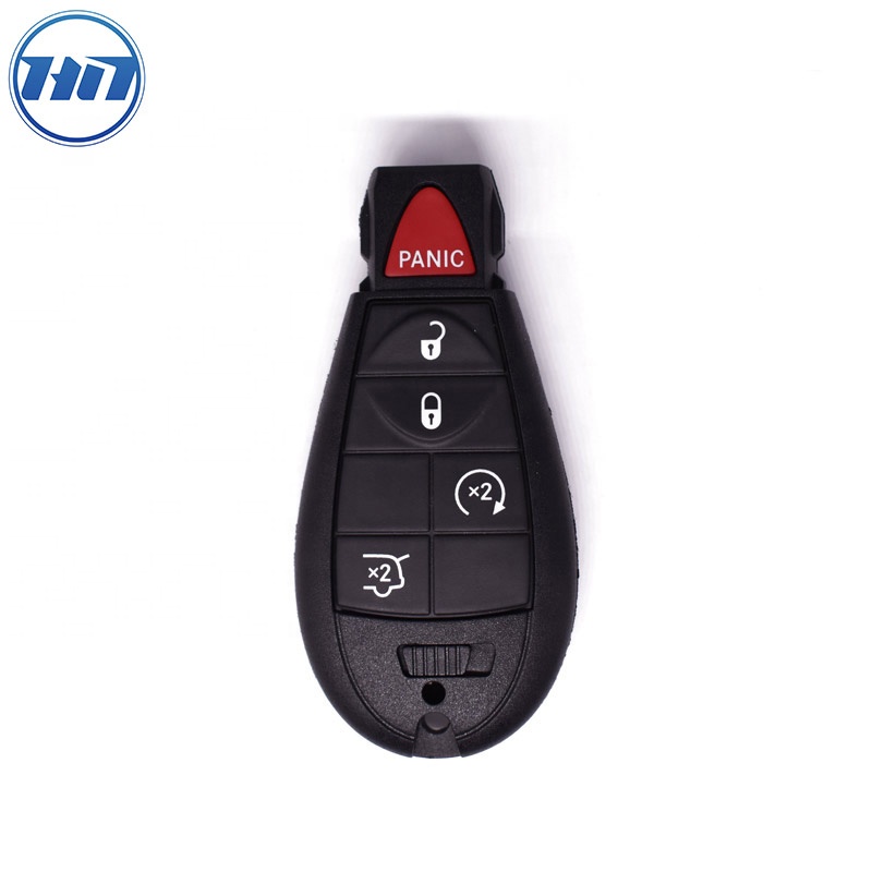 4+1buttons Keyless Smart Remote Silicon Push Pad for Dodge Jeep 