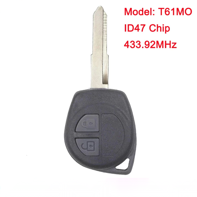 HN016012 Aftermarket  For Suzuki Cultus Xcross Remote T61M0 433.92MHz FSK PCF7961X/Hytag 3/47 Chip
