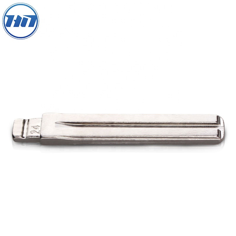 10/50pcs Metal Uncut KD Remote Key Blade Type #24 for Volvo G170 Emergency Key Blade