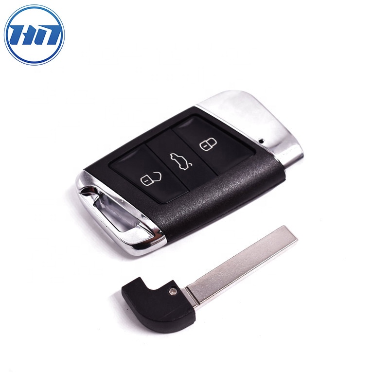 High-Quality 3buttons Replacement Key Fob Cover Smart Shell for Car Key Lamando