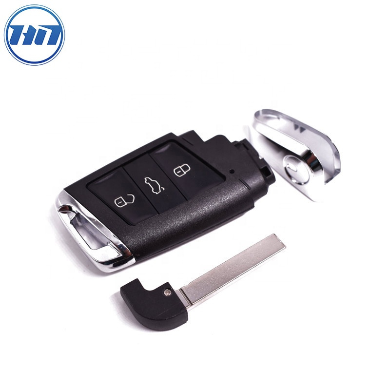 High-Quality 3buttons Replacement Key Fob Cover Smart Shell for Car Key Lamando