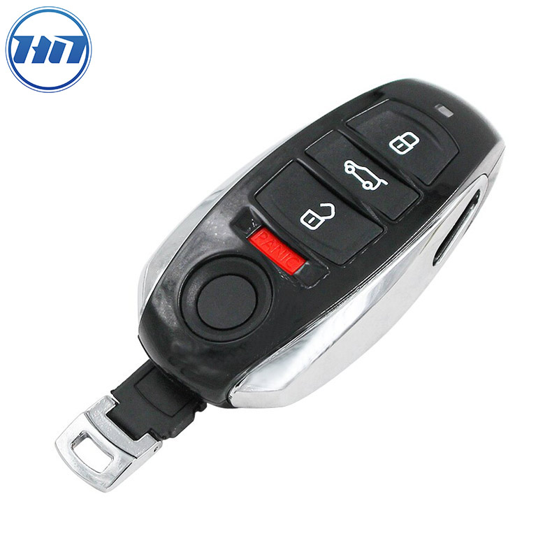 3+1buttons Remote Key Shell Case Smart Car Key for Volkswagen 