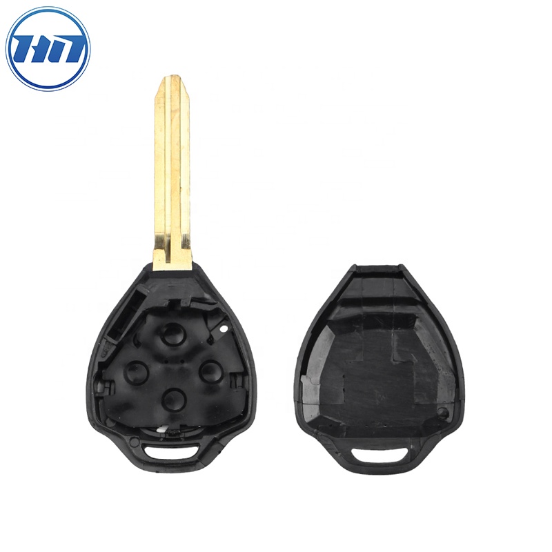 3 Buttons Car Key Remote Shell Case Fob for Toyota Corolla Alphard Camry with TOY43 Key Blade