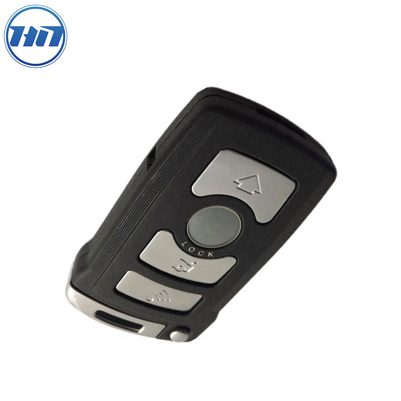 Keyless Remote Control Smart Car Key Fob Shell Cover with 4 Button for E38 E39 E65 E66 7 Series