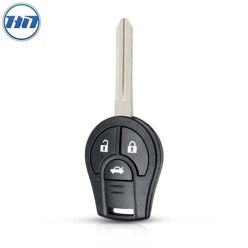 Car Remote Key Shell Case Fit for N-issan Juke March Qashqai Sunny Sylphy X-Trail 3 buttons Auto Fob