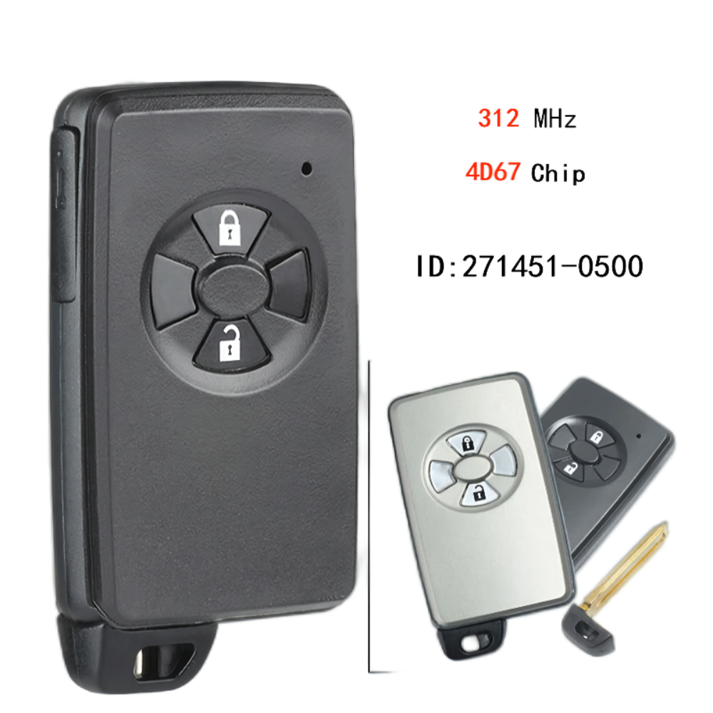 HN005231 Smart Remote Car Key, 271451-0500with 2 /3buttons For Toyota Corolla Auris Rav4 Vanguard