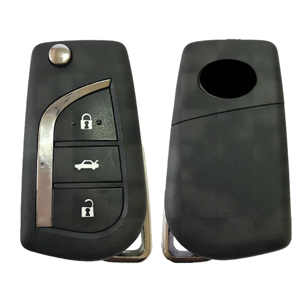 HN005284 Toyota Original 433mhz Flip Key Aygo Avensis 3 Button H Chip Pccid 89070 - 05090 Toyota Smart Remote