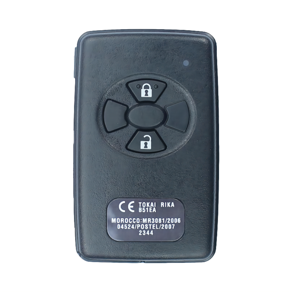 HN005220 Smart Key For Toyota Rav 4 Buttons:2 / Frequency:434 MHz / Transponder:4D67 80-Bit / First Page:D4 / Part No: 89904-52071/89904-52072 / Model:B51EA / Keyless Go