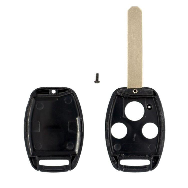 For Honda Car Key Case 2/3/4buttons Remote Fob Cover Replacement Shell With Uncut Key Blade