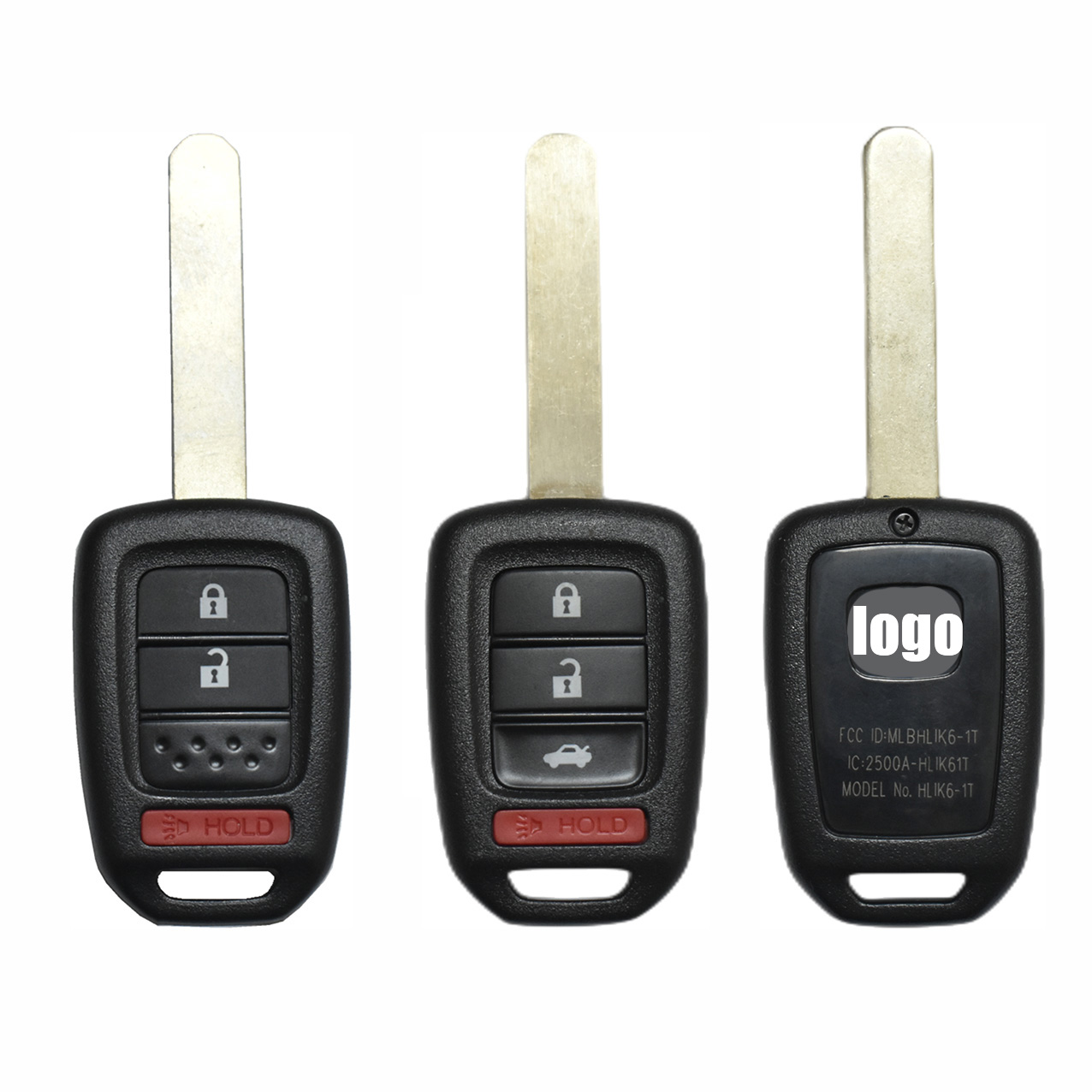 Suitable For Honda FCCID: Hlik6-1t 433MHZ 46 Chip  2+1/3+1buttons Smart Remote Car Key