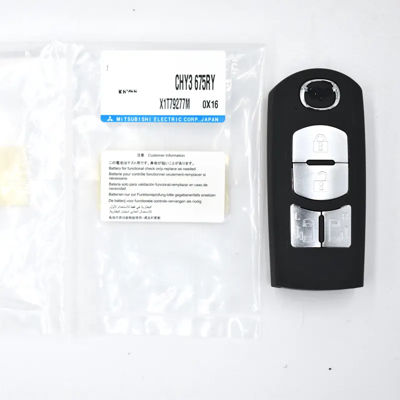 Suitable for CX9, CX8, Biante MPV Original genuine smart car  key remote 4 buttons 433MHZ 49 chip FCCID: SKE11B-04 PN: CHY3-67-5RY