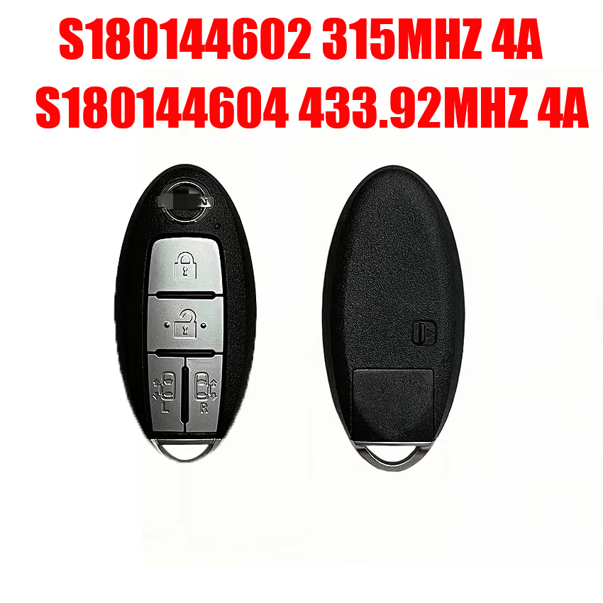 Genuine Nissan QUEST 315MHZ/433.92MHZ 4A Chip FCCID: S180144602 /S180144604 Car Smart Key