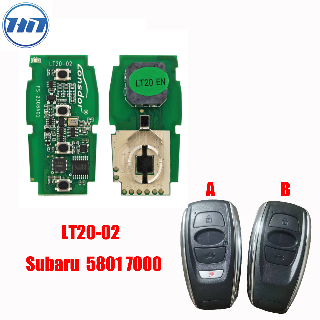 2023 New Lonsdor 8A+4D New Board LT20-02 For Subaru 5801/7000 Baord Smart Car Key Frequency Switchable K518/KH100+/k518ise