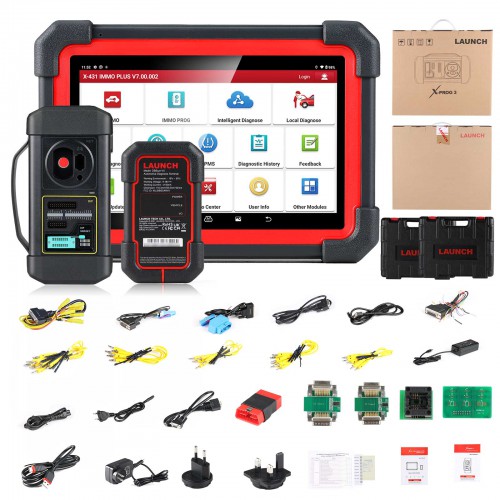 Launch X431 IMMO Plus Key Programmer 3-in-1 Immobilizer Diagnostics Tools With X431 Prog 3